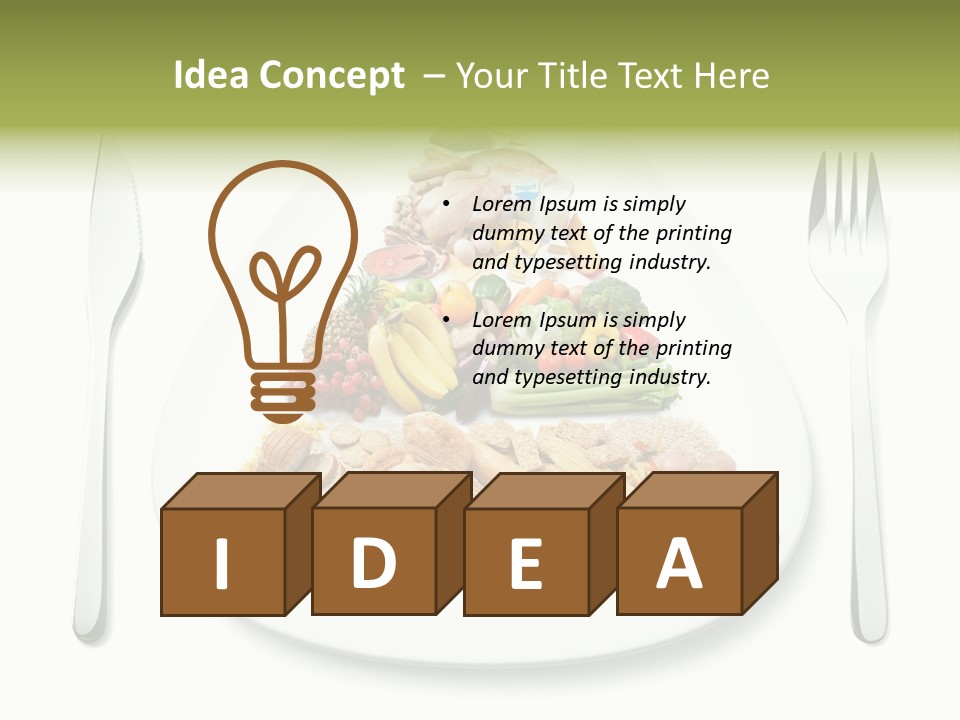 Poultry Bread Protein PowerPoint Template