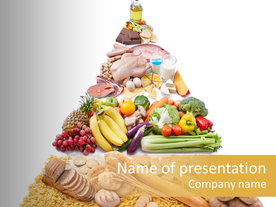 Vegetable Grain Isolated PowerPoint Template