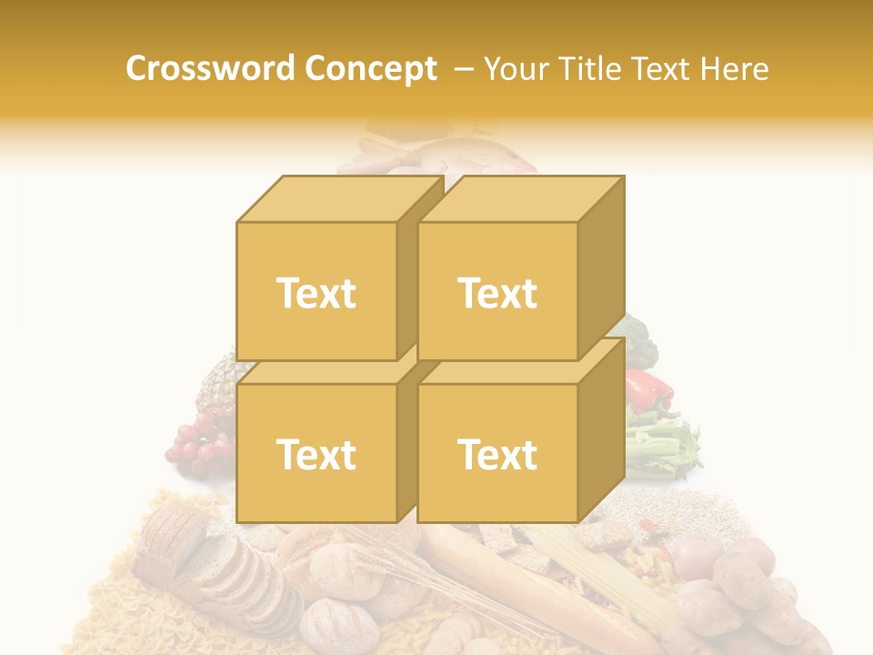 Vegetable Grain Isolated PowerPoint Template
