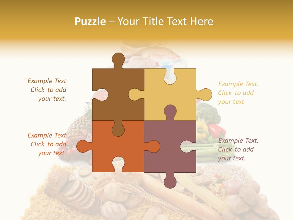 Vegetable Grain Isolated PowerPoint Template