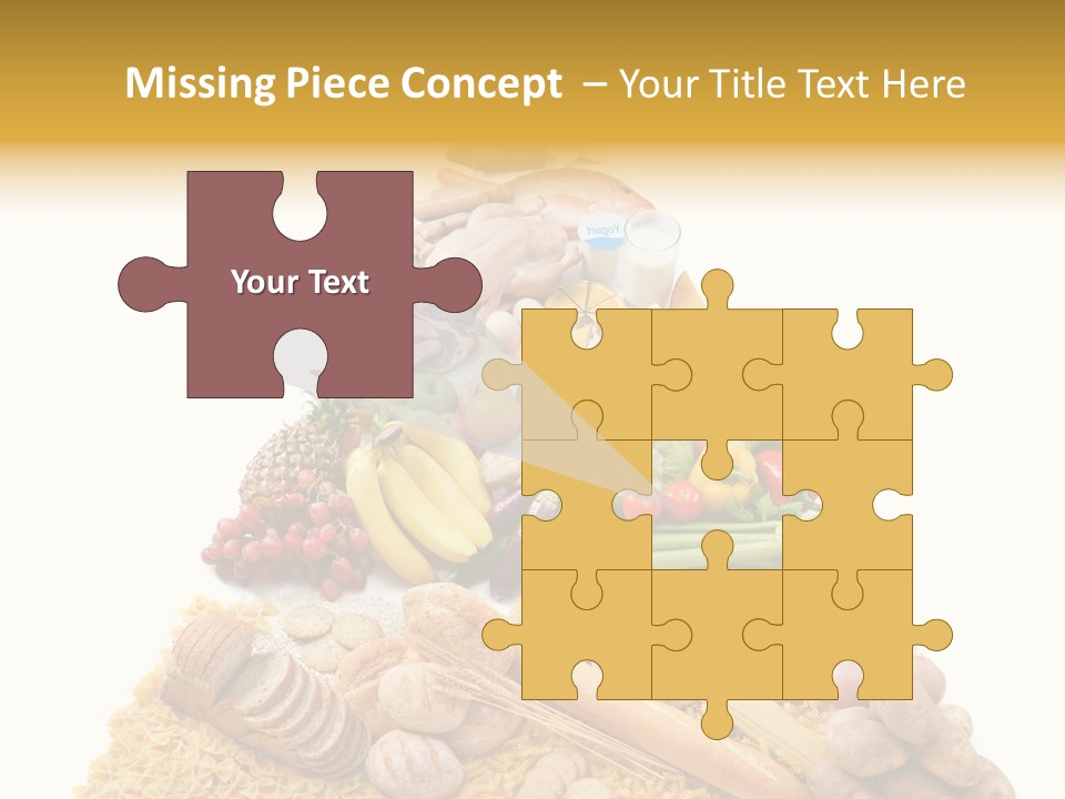 Vegetable Grain Isolated PowerPoint Template