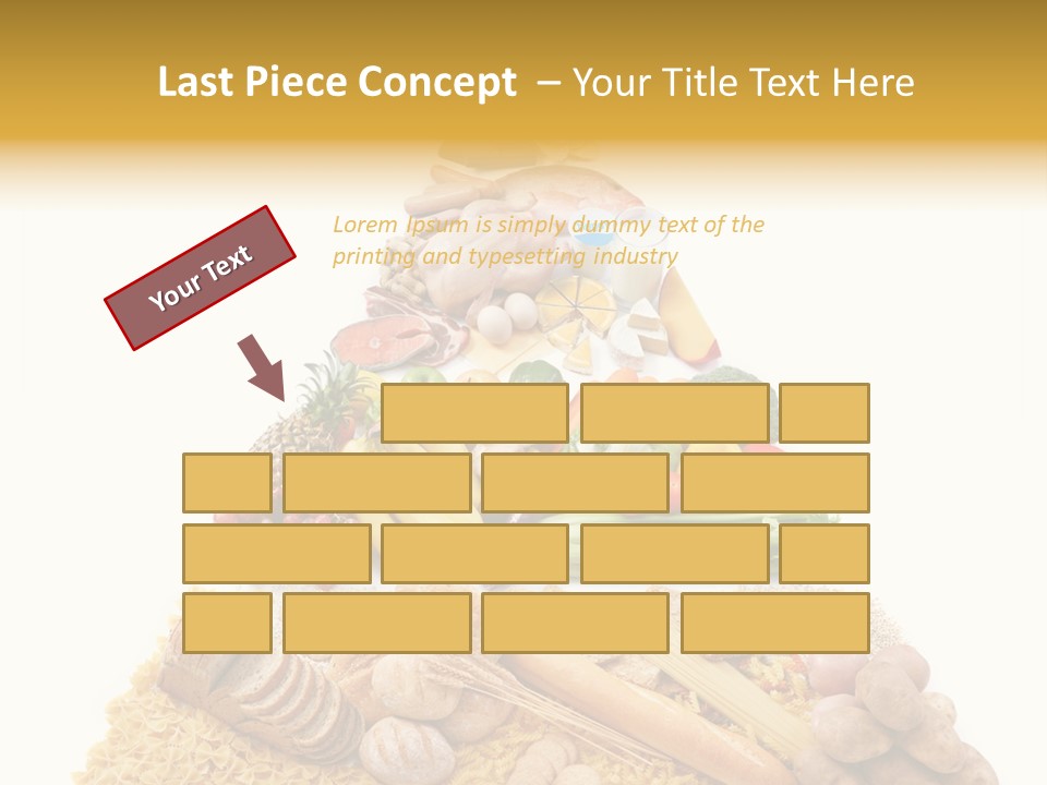 Vegetable Grain Isolated PowerPoint Template