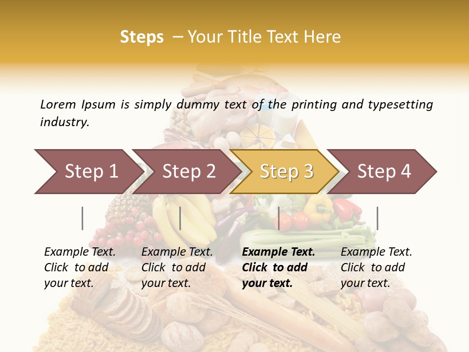 Vegetable Grain Isolated PowerPoint Template
