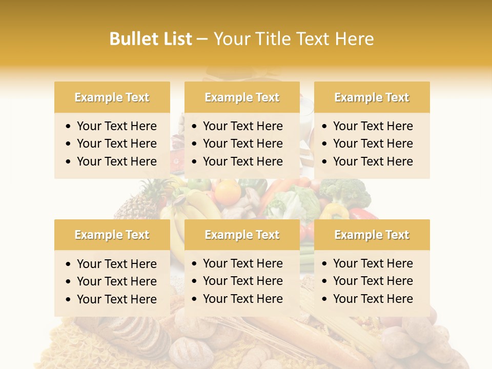 Vegetable Grain Isolated PowerPoint Template