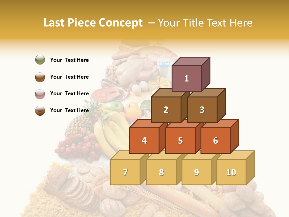 Vegetable Grain Isolated PowerPoint Template