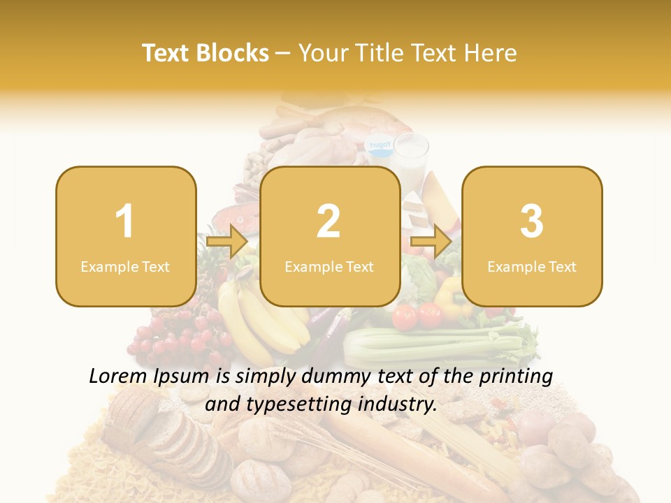 Vegetable Grain Isolated PowerPoint Template