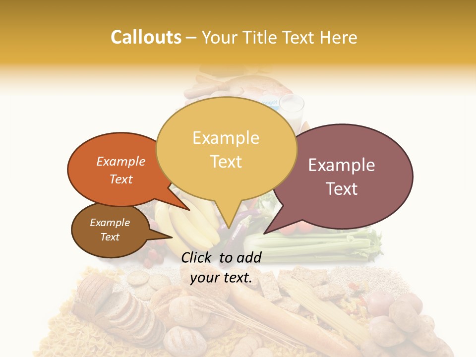 Vegetable Grain Isolated PowerPoint Template