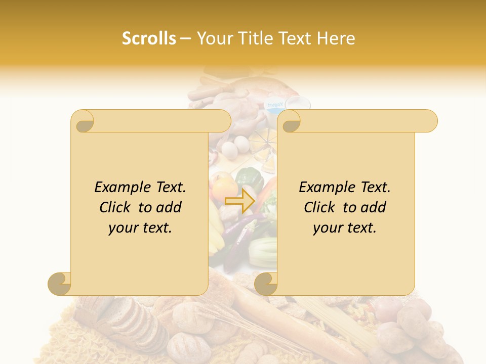 Vegetable Grain Isolated PowerPoint Template