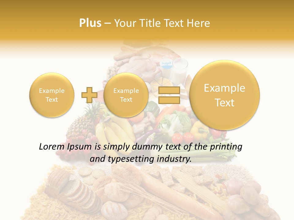 Vegetable Grain Isolated PowerPoint Template