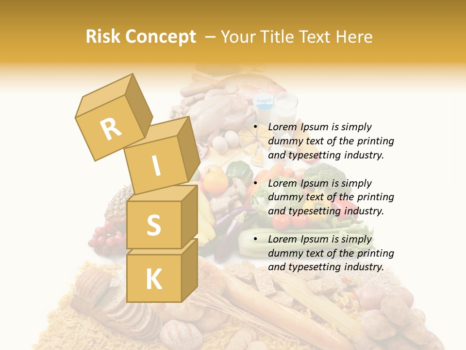 Vegetable Grain Isolated PowerPoint Template