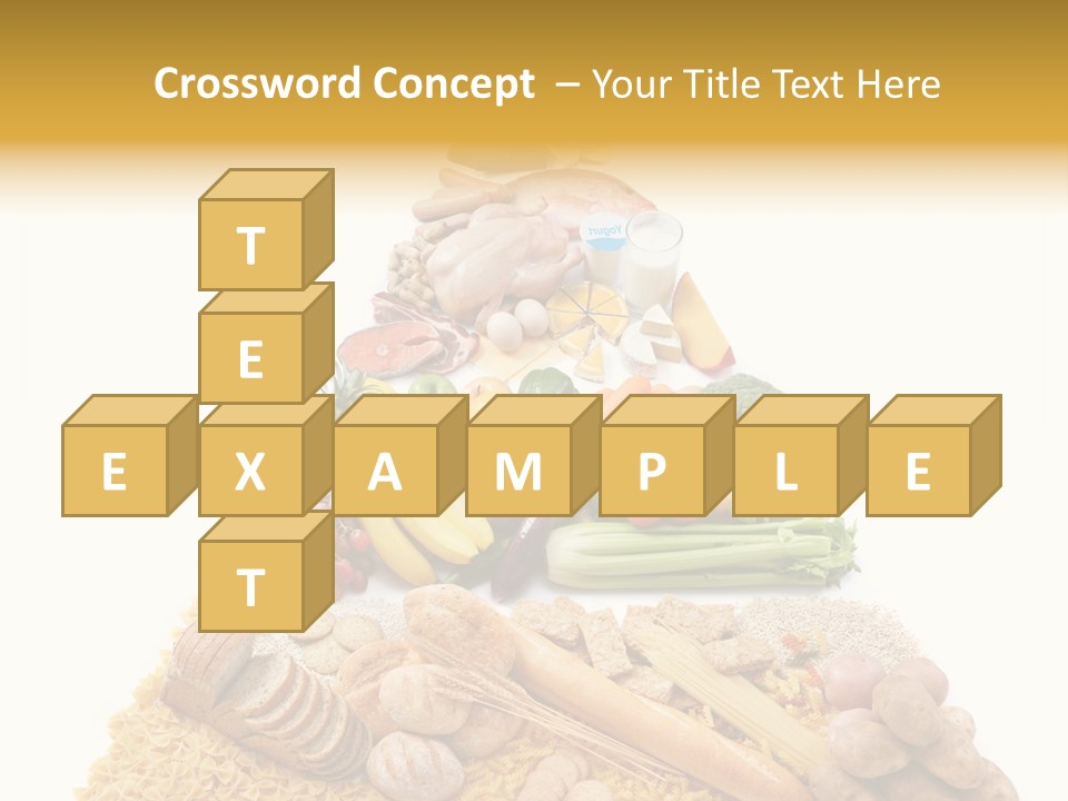 Vegetable Grain Isolated PowerPoint Template