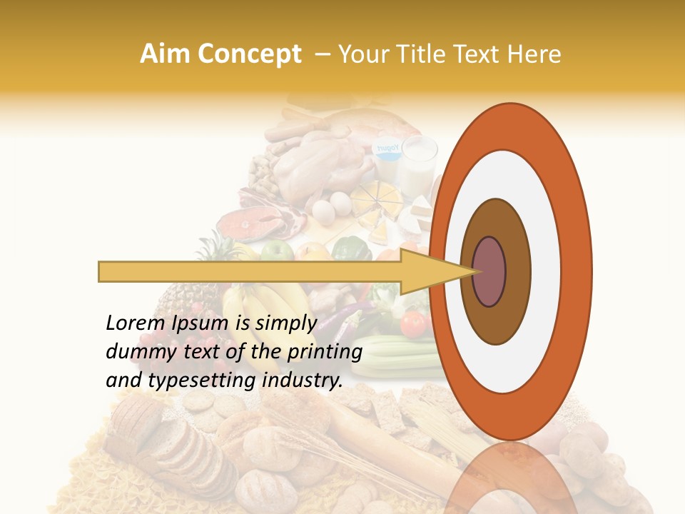 Vegetable Grain Isolated PowerPoint Template