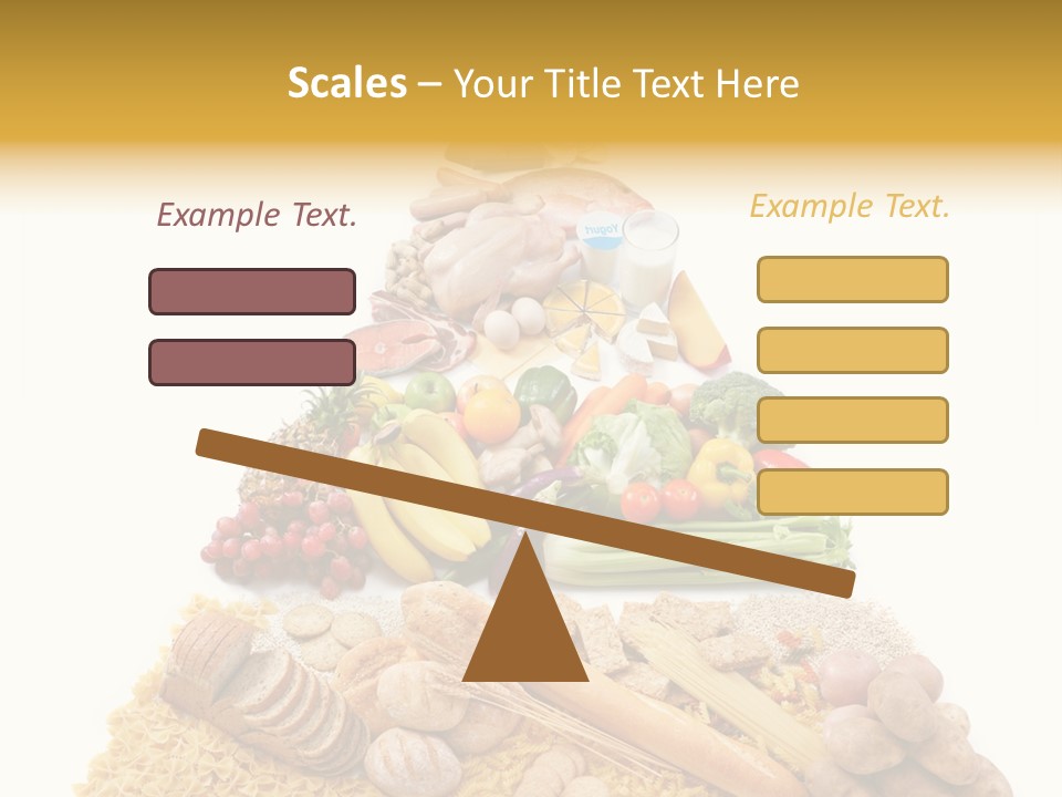Vegetable Grain Isolated PowerPoint Template