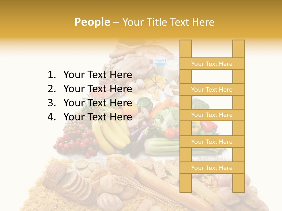 Vegetable Grain Isolated PowerPoint Template