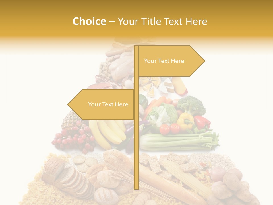 Vegetable Grain Isolated PowerPoint Template