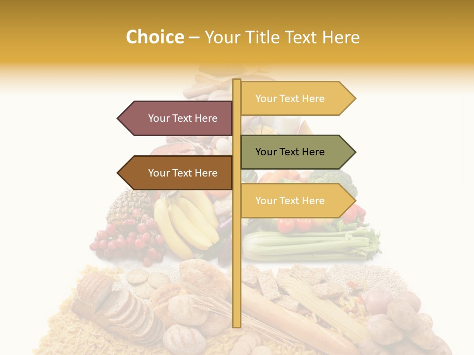 Vegetable Grain Isolated PowerPoint Template