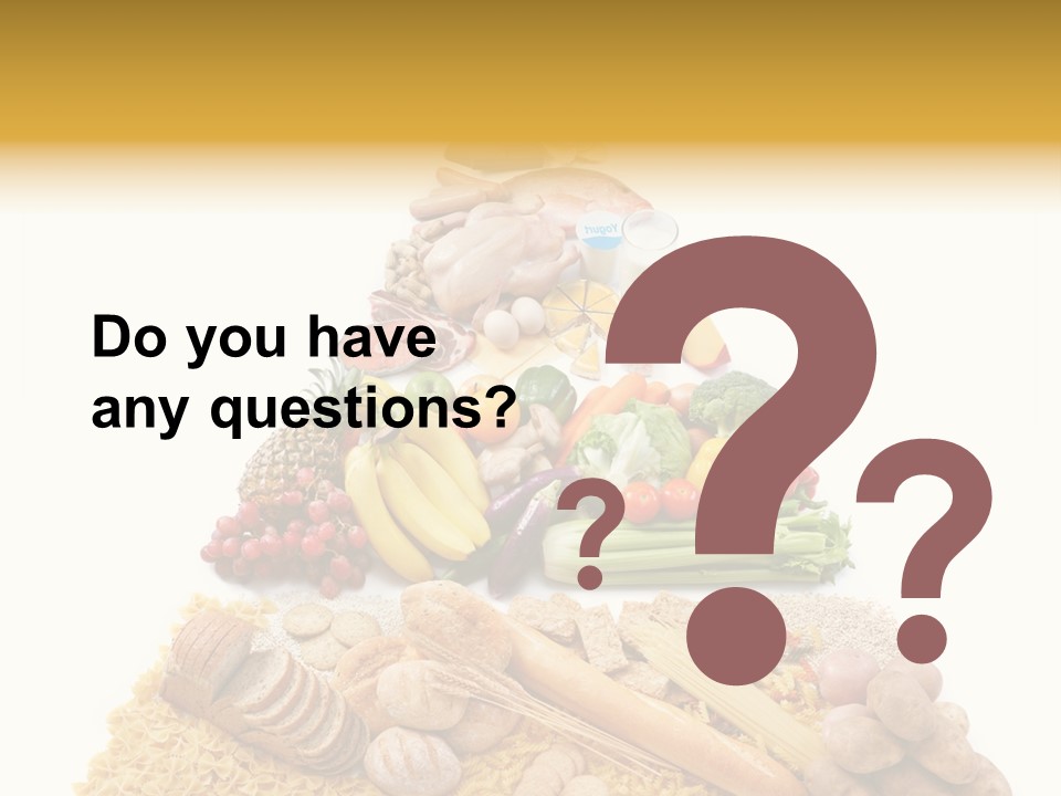 Vegetable Grain Isolated PowerPoint Template