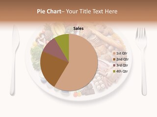 Food Pyramid Plate Poultry PowerPoint Template