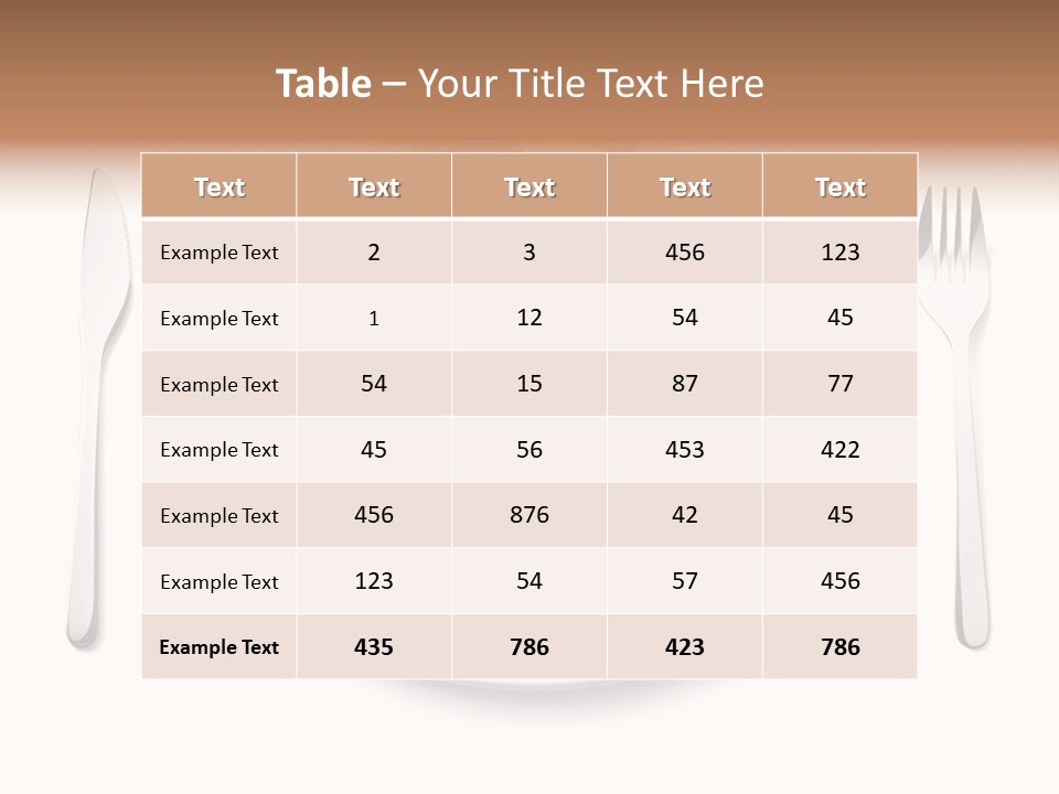 Food Pyramid Plate Poultry PowerPoint Template