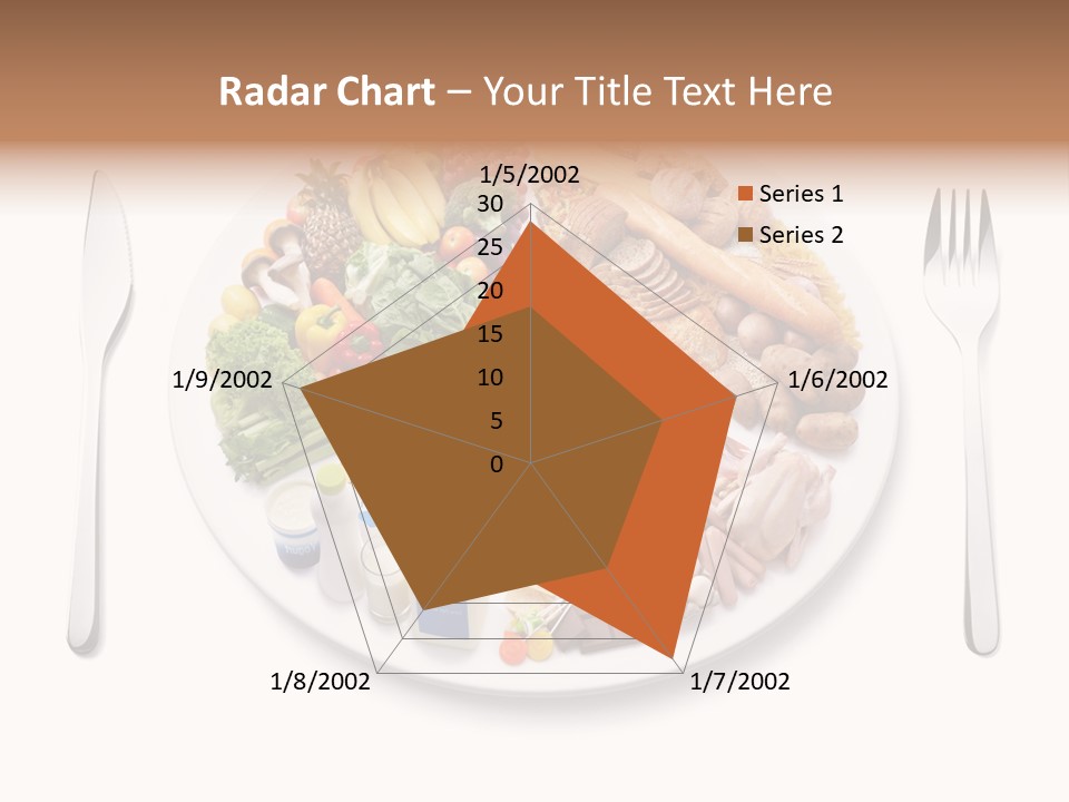 Food Pyramid Plate Poultry PowerPoint Template