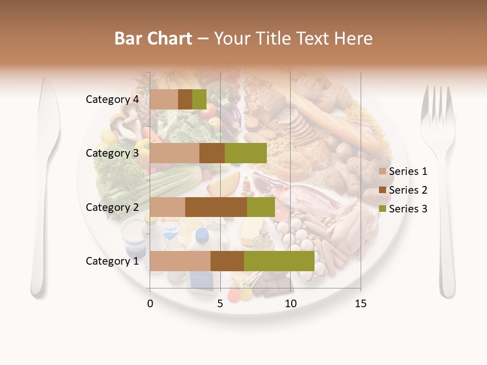 Food Pyramid Plate Poultry PowerPoint Template