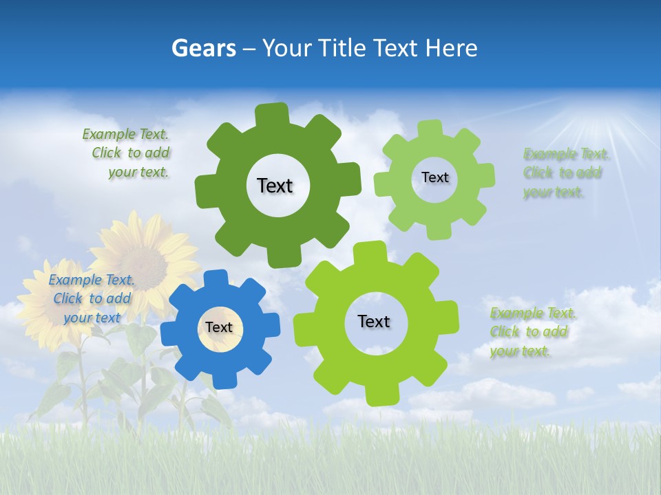 Beauty Lea Light PowerPoint Template