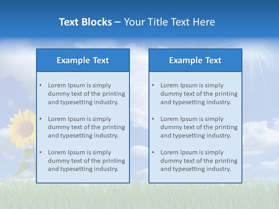 Beauty Lea Light PowerPoint Template