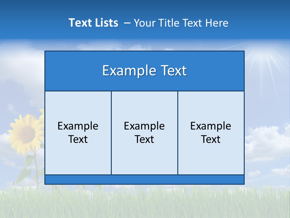 Beauty Lea Light PowerPoint Template