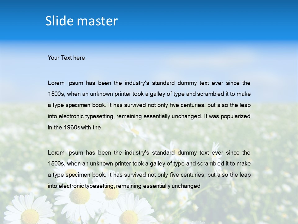 Plant Bright Floral PowerPoint Template