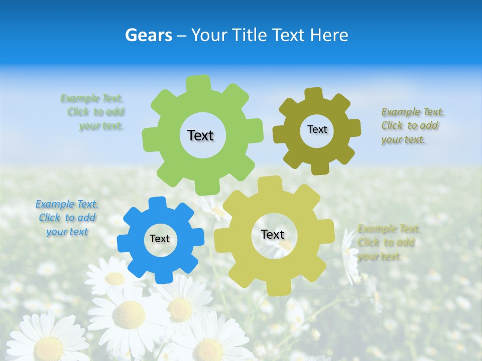 Plant Bright Floral PowerPoint Template