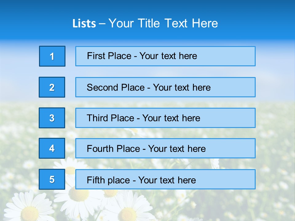 Plant Bright Floral PowerPoint Template