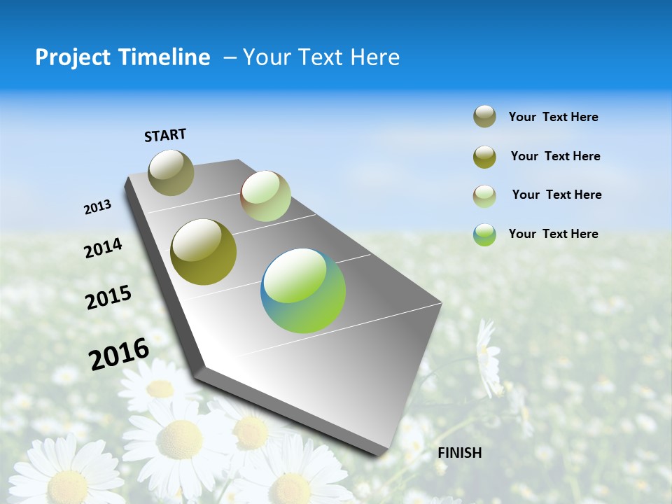 Plant Bright Floral PowerPoint Template