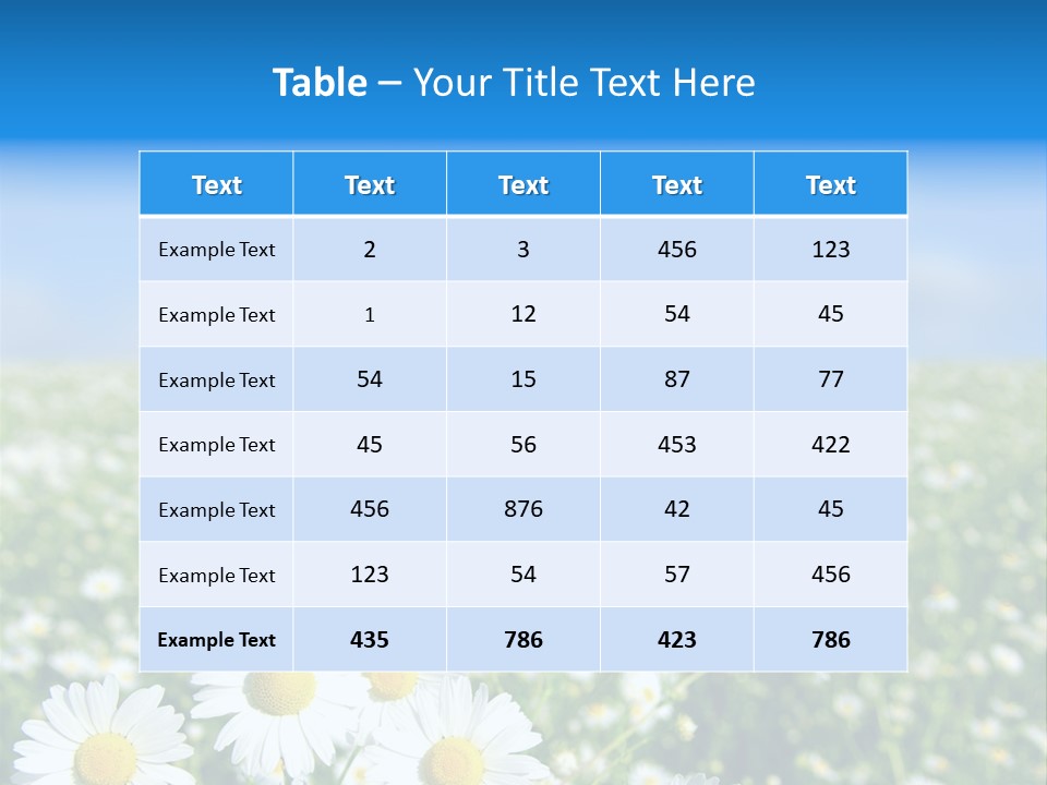 Plant Bright Floral PowerPoint Template