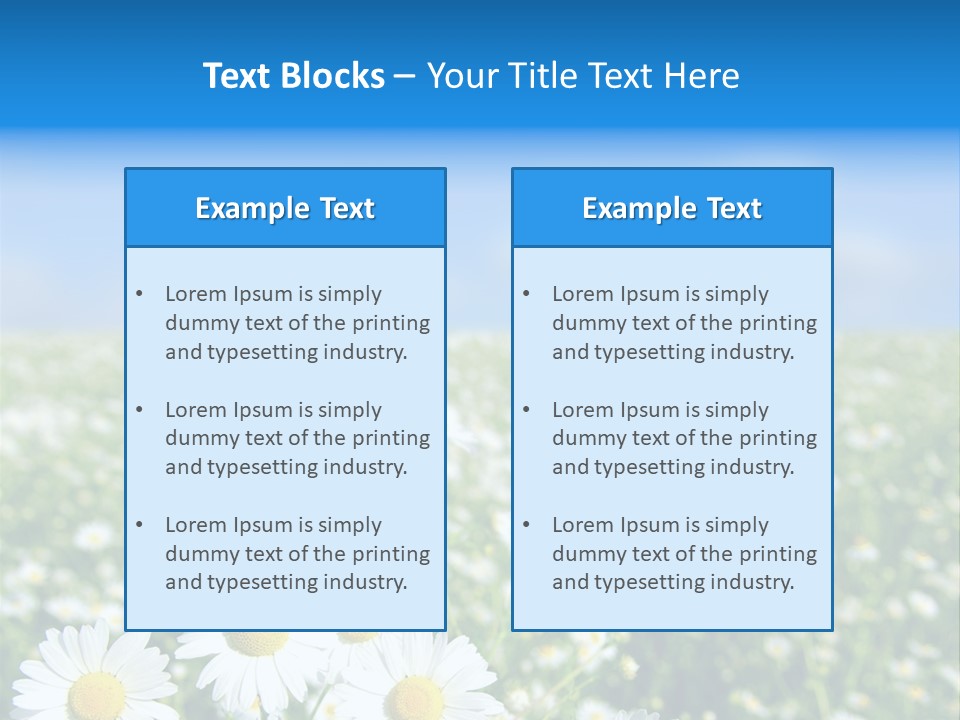 Plant Bright Floral PowerPoint Template