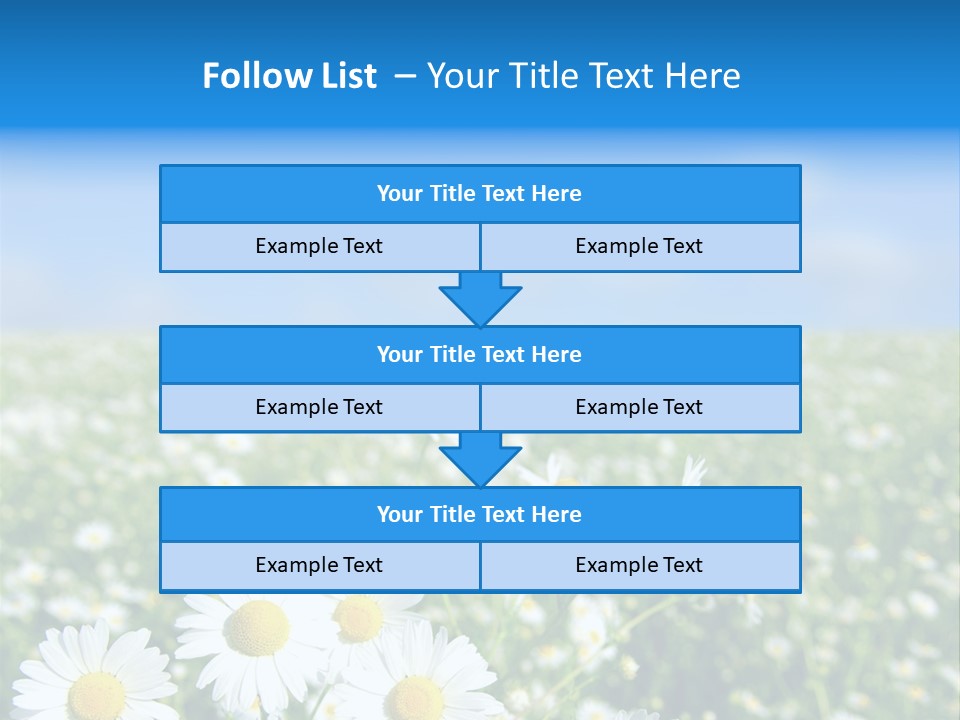Plant Bright Floral PowerPoint Template