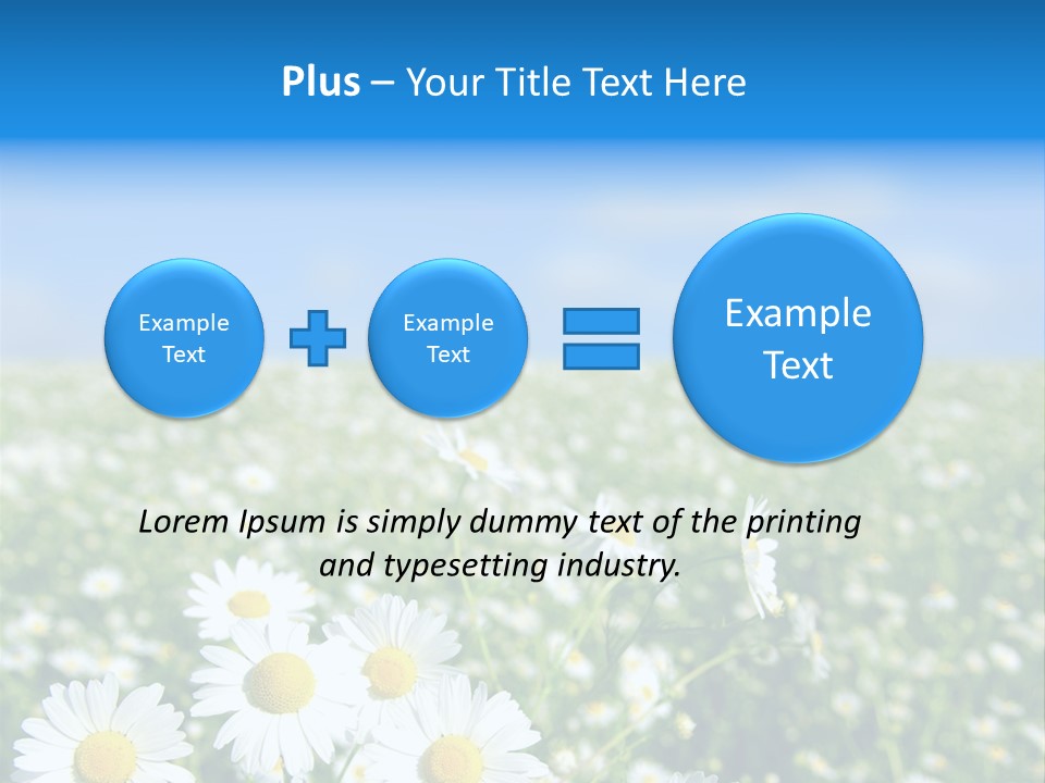 Plant Bright Floral PowerPoint Template