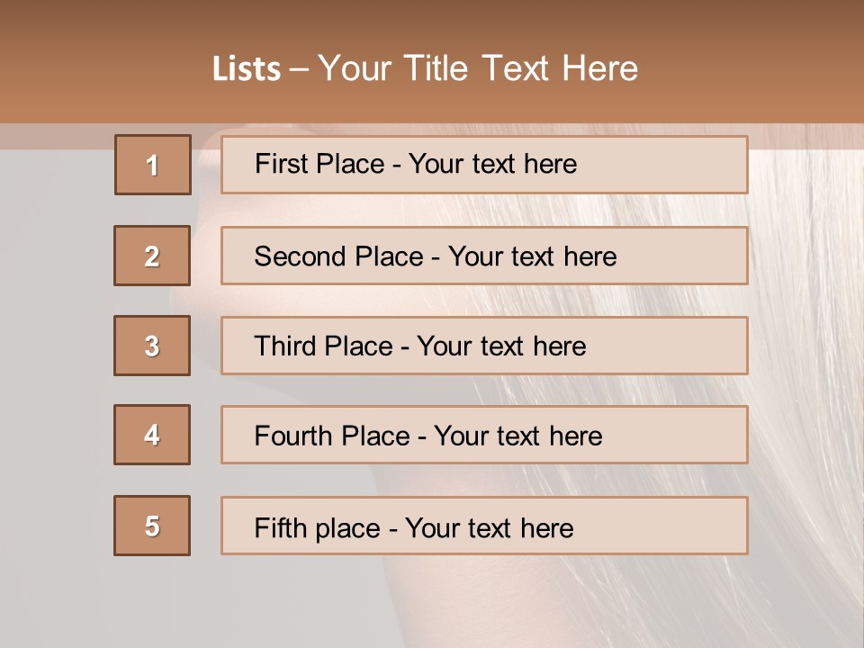 Young Vertical Clean PowerPoint Template