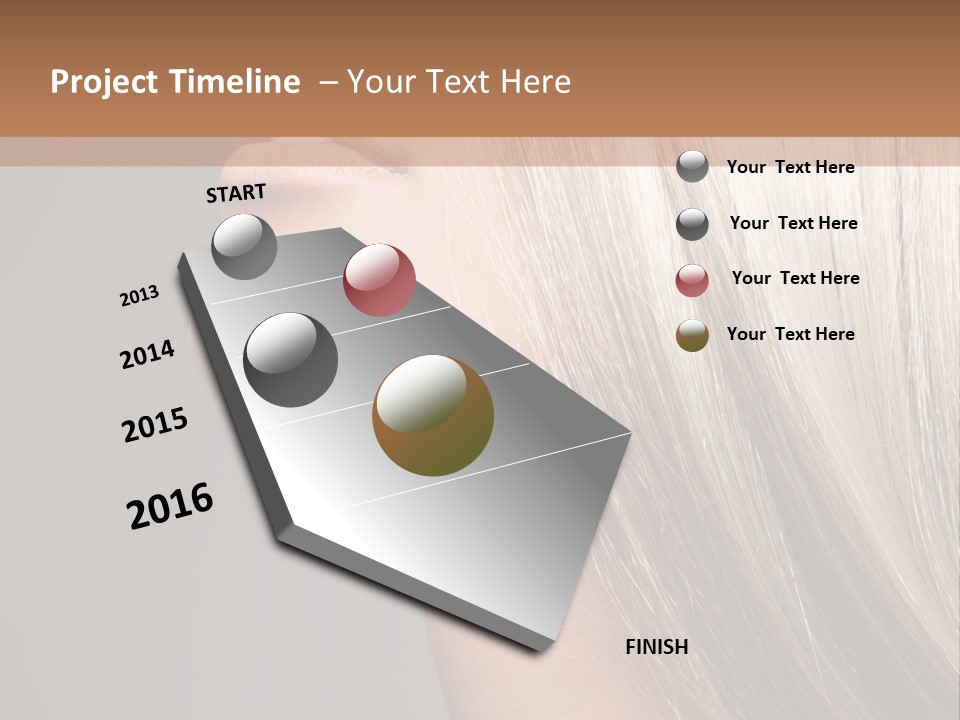 Young Vertical Clean PowerPoint Template