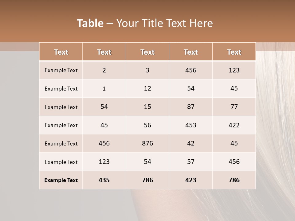Young Vertical Clean PowerPoint Template