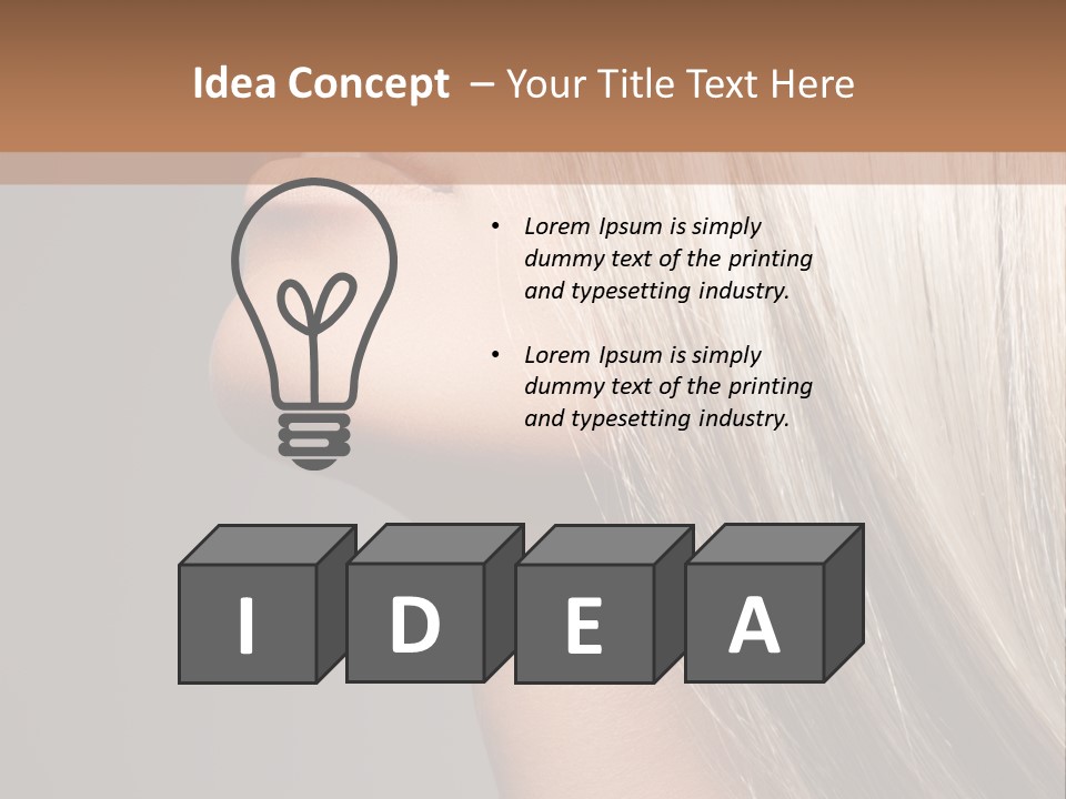 Young Vertical Clean PowerPoint Template