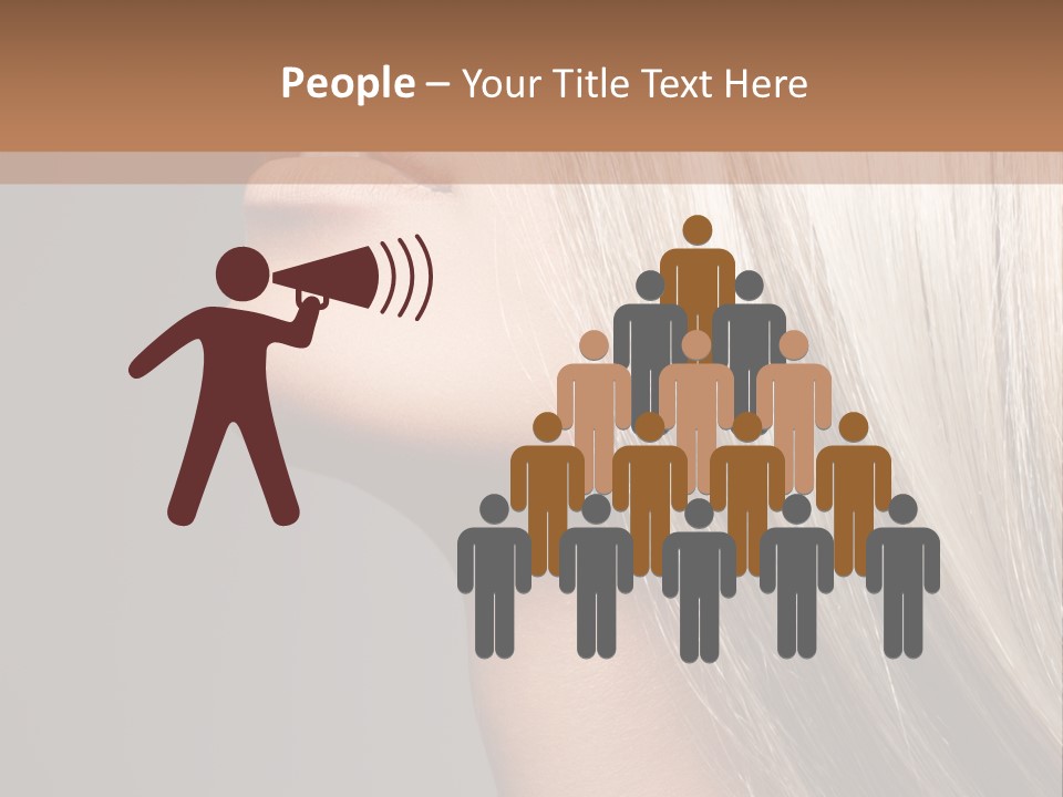 Young Vertical Clean PowerPoint Template