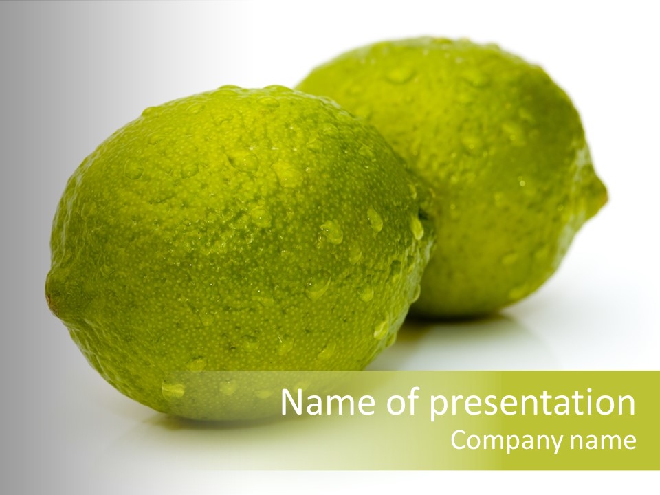 Lemonade Ripe Drop PowerPoint Template