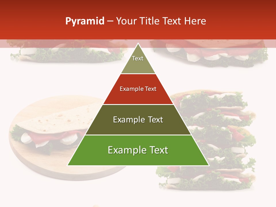 Salad Wrap Isolated PowerPoint Template