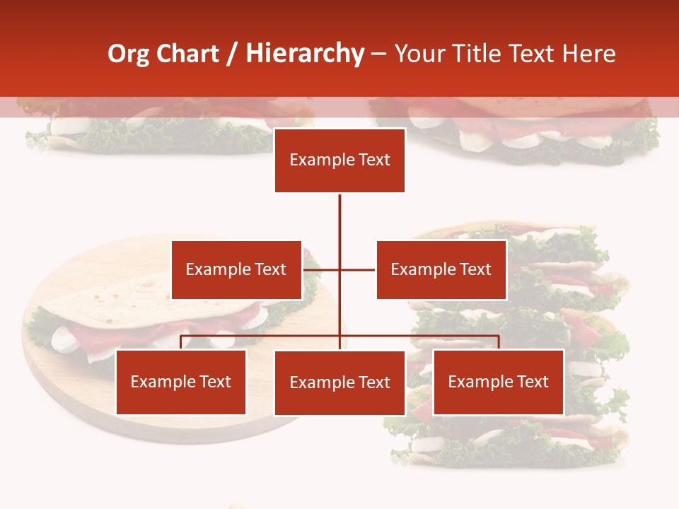 Salad Wrap Isolated PowerPoint Template