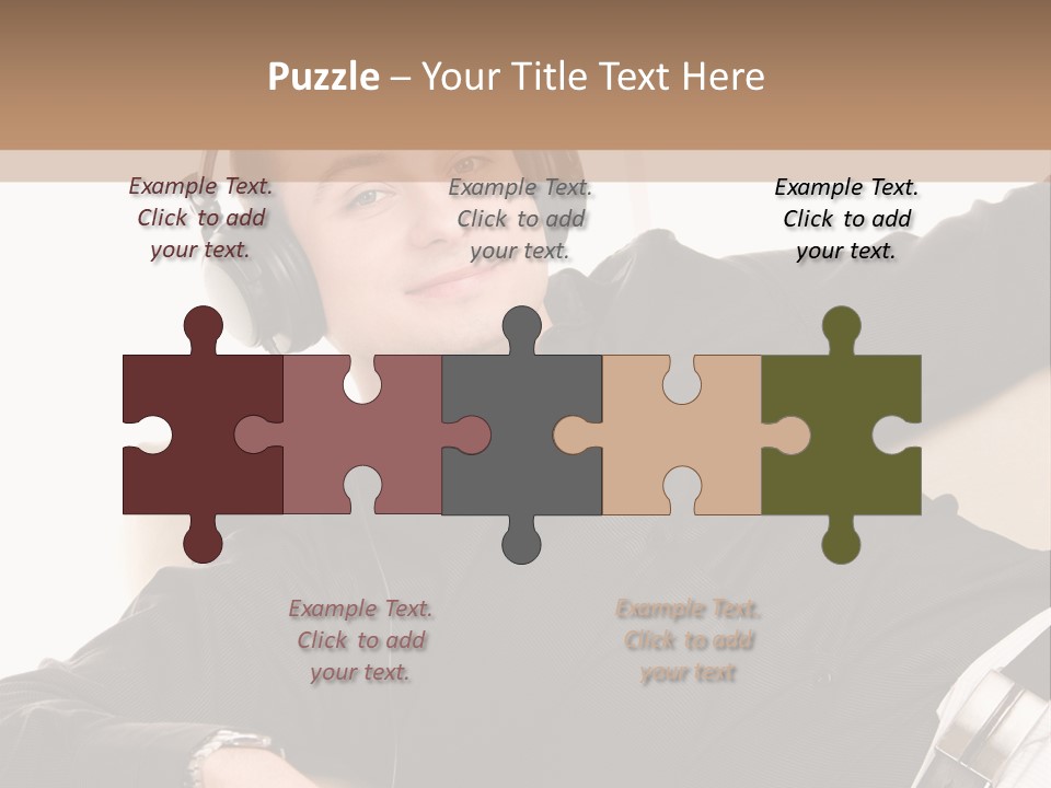 Home Stereo Casual PowerPoint Template