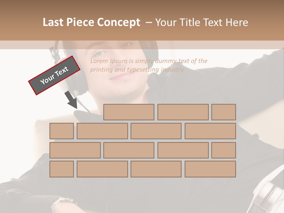 Home Stereo Casual PowerPoint Template