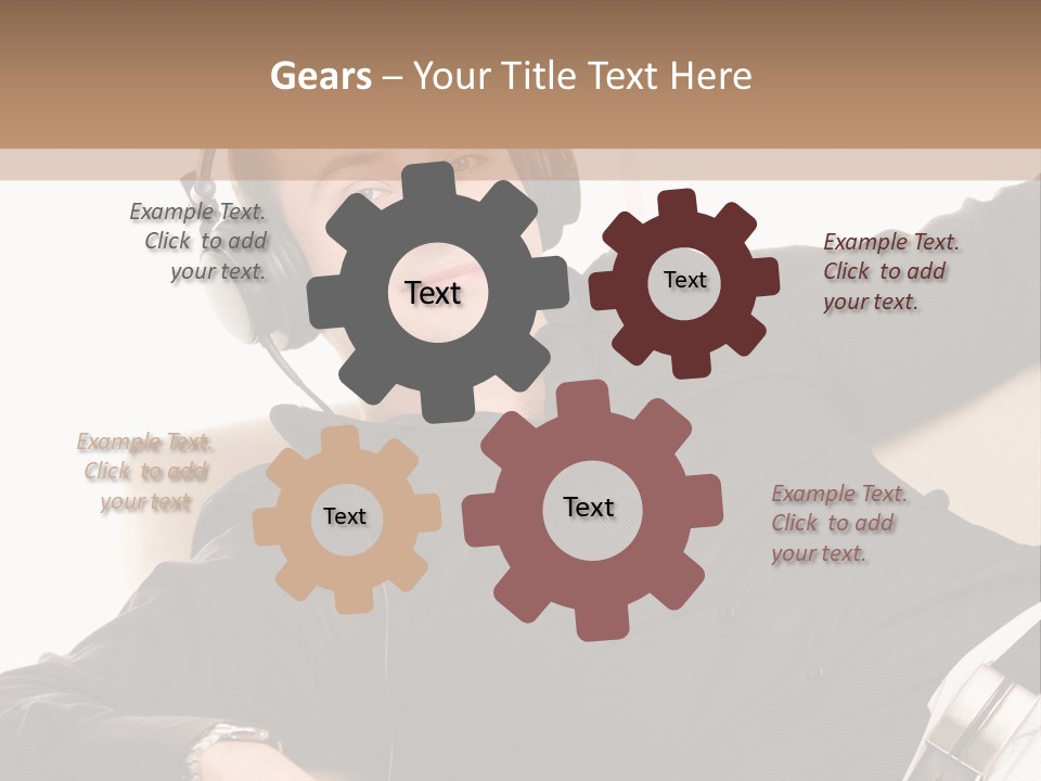 Home Stereo Casual PowerPoint Template