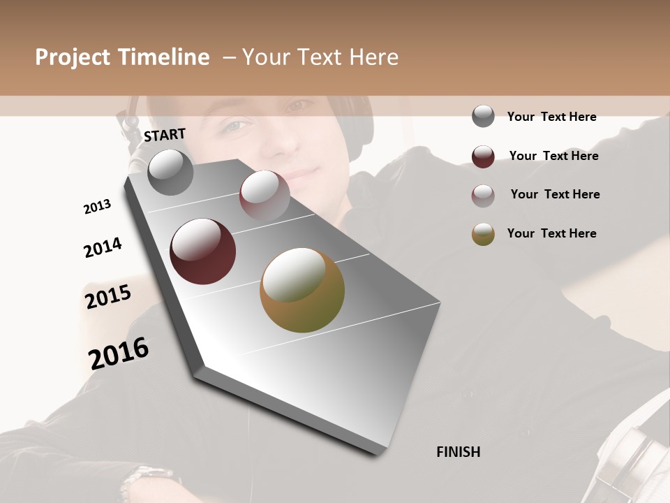Home Stereo Casual PowerPoint Template