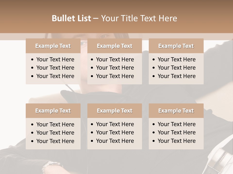 Home Stereo Casual PowerPoint Template