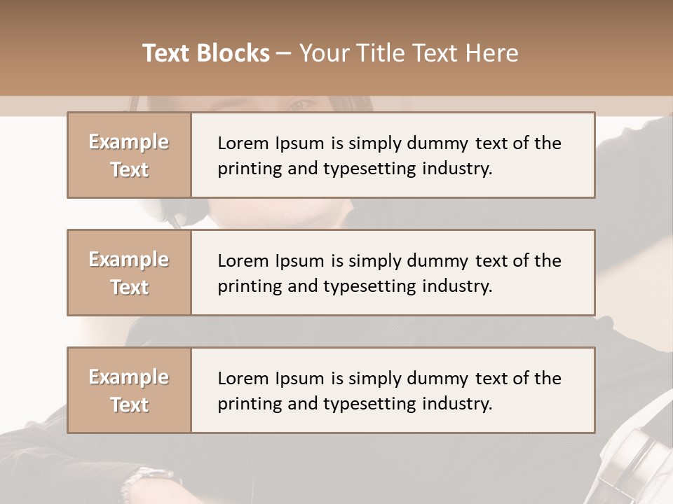 Home Stereo Casual PowerPoint Template
